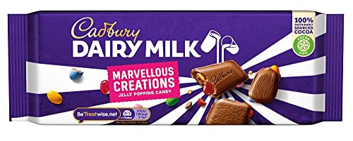Cadbury Dairy Milk Marvellous Smashables Jelly Popping Candy, 160 G