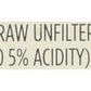 365 by Whole Foods Market  Organic Raw Apple Cider Vinegar  16 Fl Oz