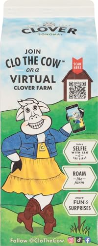Clover Sonoma, Organic Whole Milk, Half Gallon, 64 oz