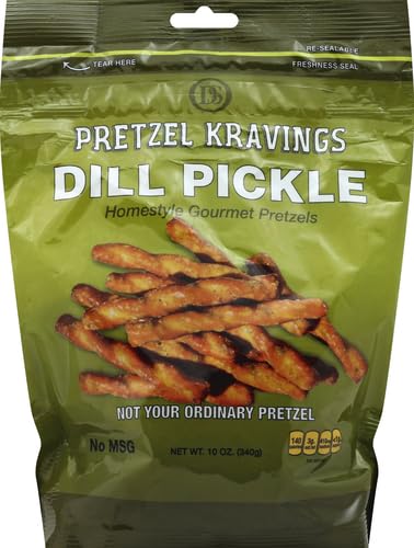 Dakota Style Dill Pickle Pretzel Kravings, 10 Ounce