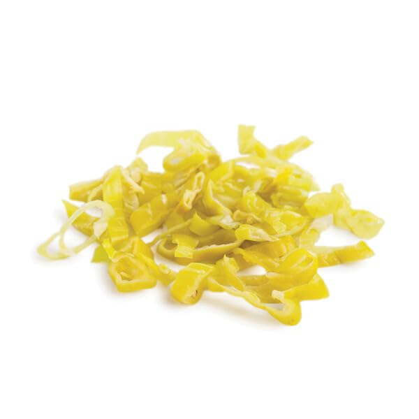 Divina Sliced Pepperoncini, 15.5 oz, 2-Pack, Ideal for Salads and Sandwiches