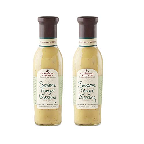 Stonewall Kitchen Sesame Ginger Dressing, 11 Fl Oz (Pack of 2), Gold, Model TH-QPFI-IVRD