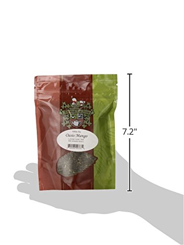 English Tea Store Loose Leaf, Oasis Mango White Tea Pouches, 2 Ounce
