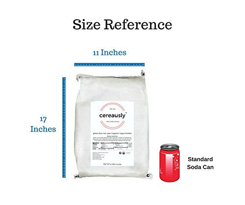 Cereausly Organic Red Quinoa Bulk – Vegan, Gluten-Free, Kosher – 10 LB