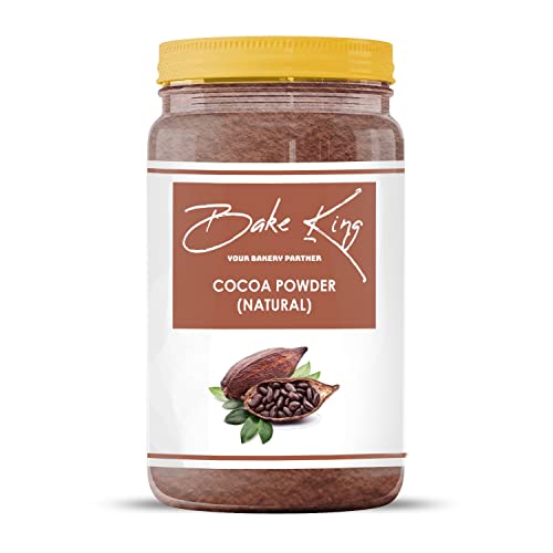 Bake King Natural Cocoa Powder 400Gm For Baking, Shake, Cake And Chocolates | Unsweetened | Bake, Hot Chocolate, Drinking Shakes