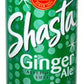 Westernmby Shasta Ginger Ale, 12 Fl Oz Cans, Pack of 18, Total 216 Fl Oz