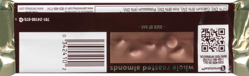 Hersheys Chocolate Candy Bar With Almonds, 1.45 Ounce