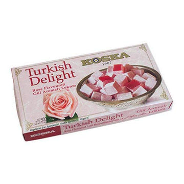 Turkish Delight Rose Flavoured 17.64 Oz 1.10 Ibs 500 Gr Lokum