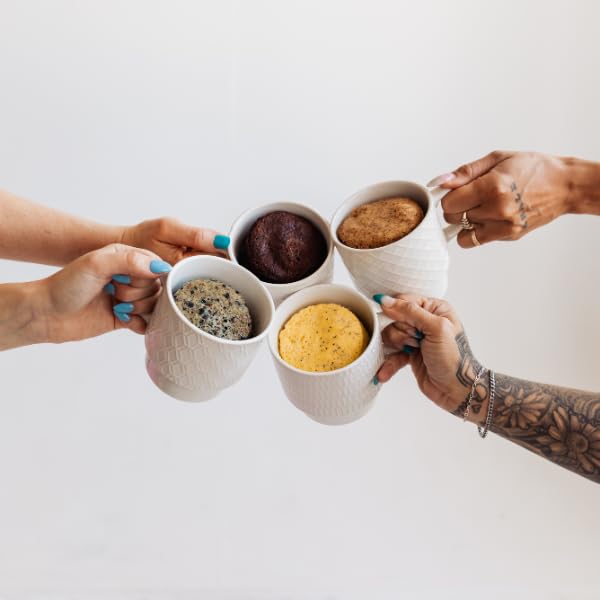 Sweet Logic Keto Dessert Mug Cake Mixes - Blueberry Muffin - Low Sugar - Gluten-Free - Low Carb - Diabetic-Friendly Sweets - Natural Ingredients - High Protein - Delicious Keto   (4 Pack)