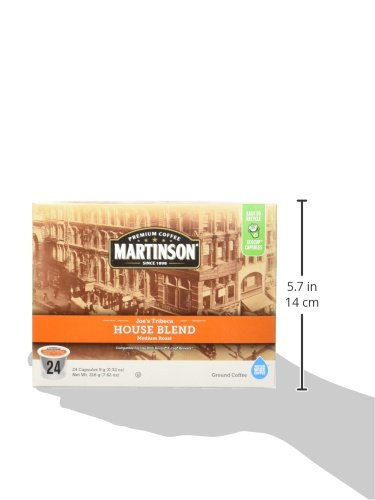 Martinson House Blend, Medium Roast Coffee, Keurig K-Cup Brewer Compatible Pods, 24 Count (Pack Of 1)