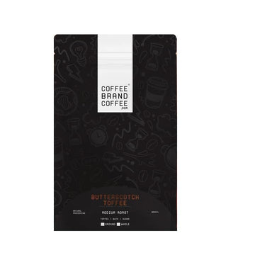 Butterscotch Toffee Coffee Brand Coffee Ground Flavored | Experience the Sweetness of Butterscotch and Toffee Bits with Medium R