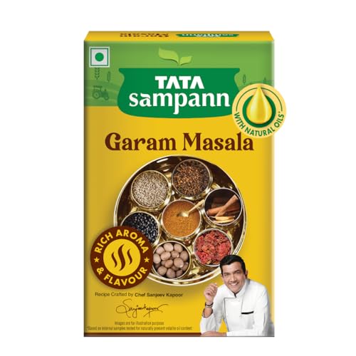 Tata Sampann Garam Masala With Natural Oils  Crafted By Chef Sanjeev Kapoor  100G
