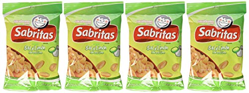 Gamesa Sabritas Salt and Lime Peanuts (Pack of 4)