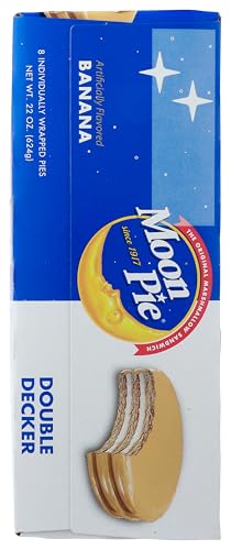 MoonPie Double Decker Banana Pies - 8 Individually Wrapped 2.75 Ounce Pies