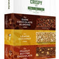 Simply Protein Crispy Bars Variety Pack, 15 Count - 5 Dark Chocolate Almond, 5 Lemon Coconut, 5 Peanut Butter Chocolate, 21.16 oz