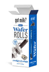 got milk? Wafer Rolls, Cookies & Cream, 17-ounce Box with 30 Rolls, Individually Wrapped Rolled Wafer Spirals with Filling, Wafe