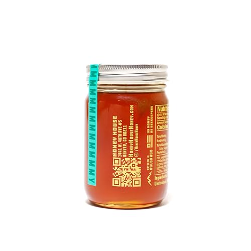Honey House Premium Raw Alfalfa | 100% Pure & Unfiltered | Rich In Antioxidants | Sustainably Sourced | Natural Sweetener (12 Fl