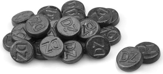 Licorice In 1 Kilobag 2.2Lb - Venco Dubbelzoute Rondjes Dz(Double Salt Round Licorice)