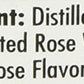 Sadaf Rose Water Glass Bottle, 10 fl. oz., Clear, Model 38-5912