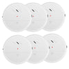 Window Alarm And Vibration Sensors With 125Db Loud Alarm,Glass Break Sensor Alarm For Home, Office (6 Pack)