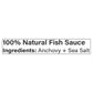 Generic Premium Vietnamese Fish Sauce, 17 fl oz Bottle, 100% Pure Natural, Gluten Free, No MSG, Available as Single or Double Pack