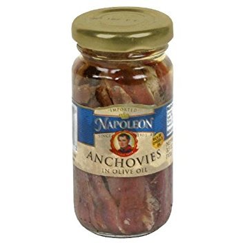 Napoleon Flat Anchovies In Olive Oil Jars (12X3.5Oz)