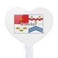 GRAPHICS & MORE Cupcake Picks Set of 6 - Heart Love Design - Acrylic - Rensselaer Polytechnic Institute
