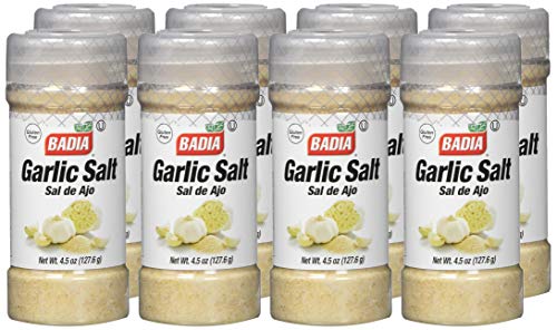 Badia Garlic Salt, 4.5 Oz (Pack Of 8)