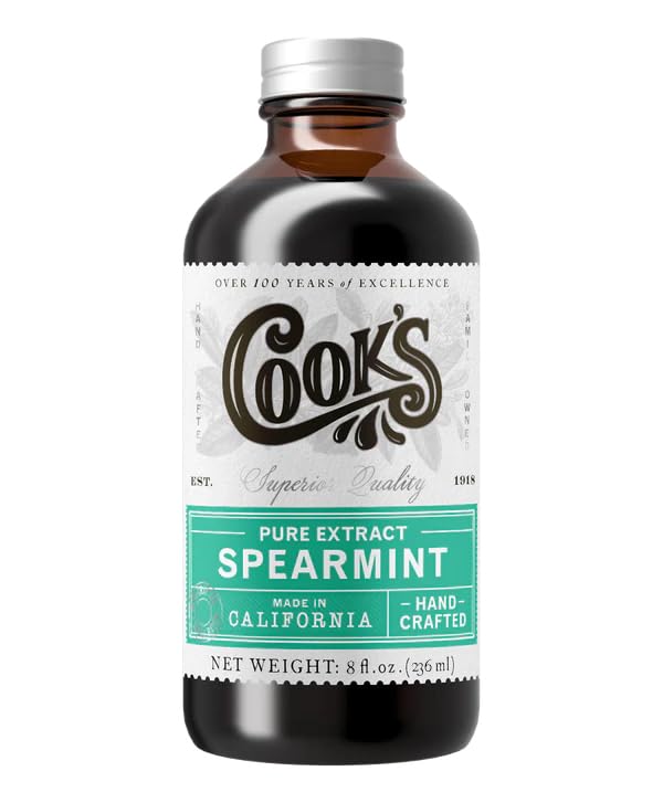 COOKS Spearmint Extract for Baking and Beverages, 8 Fl Oz