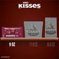 HersheyS Kisses Cherry Cordial Flavored Christmas Candy, Bag 9 Oz