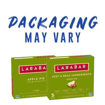 LÄRABAR Gluten Free Bar, Apple Pie Flavor, 5 Count, Model 141673000