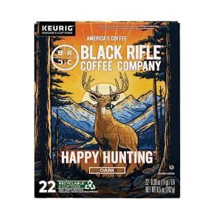 Black Rifle Coffee Company Dark Roast Coffee Pods, Tasting Notes of Chocolate, Walnut & Maple, 22 Count, Single Serve K-Cup Compatible