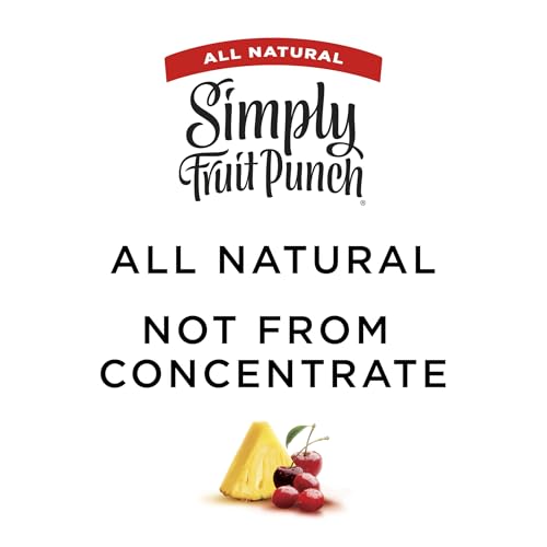 All Natural Simply Fruit Punch Juice Drink, 52 Fl Oz Bottle
