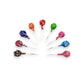 KLUB BULK Tootsie Roll Lollipops - Assorted Fruit Flavors with Chocolate Center, 1 lb, Individually Wrapped, Peanut & Gluten Free