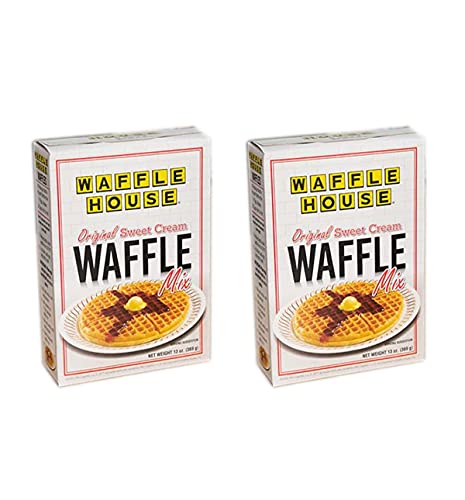 Waffle House Breakfast Waffle Mix 13 Oz Pack Of 2 Original Sweet Cream Waffle Delicious And Tasty Waffles Right At Home Restaura