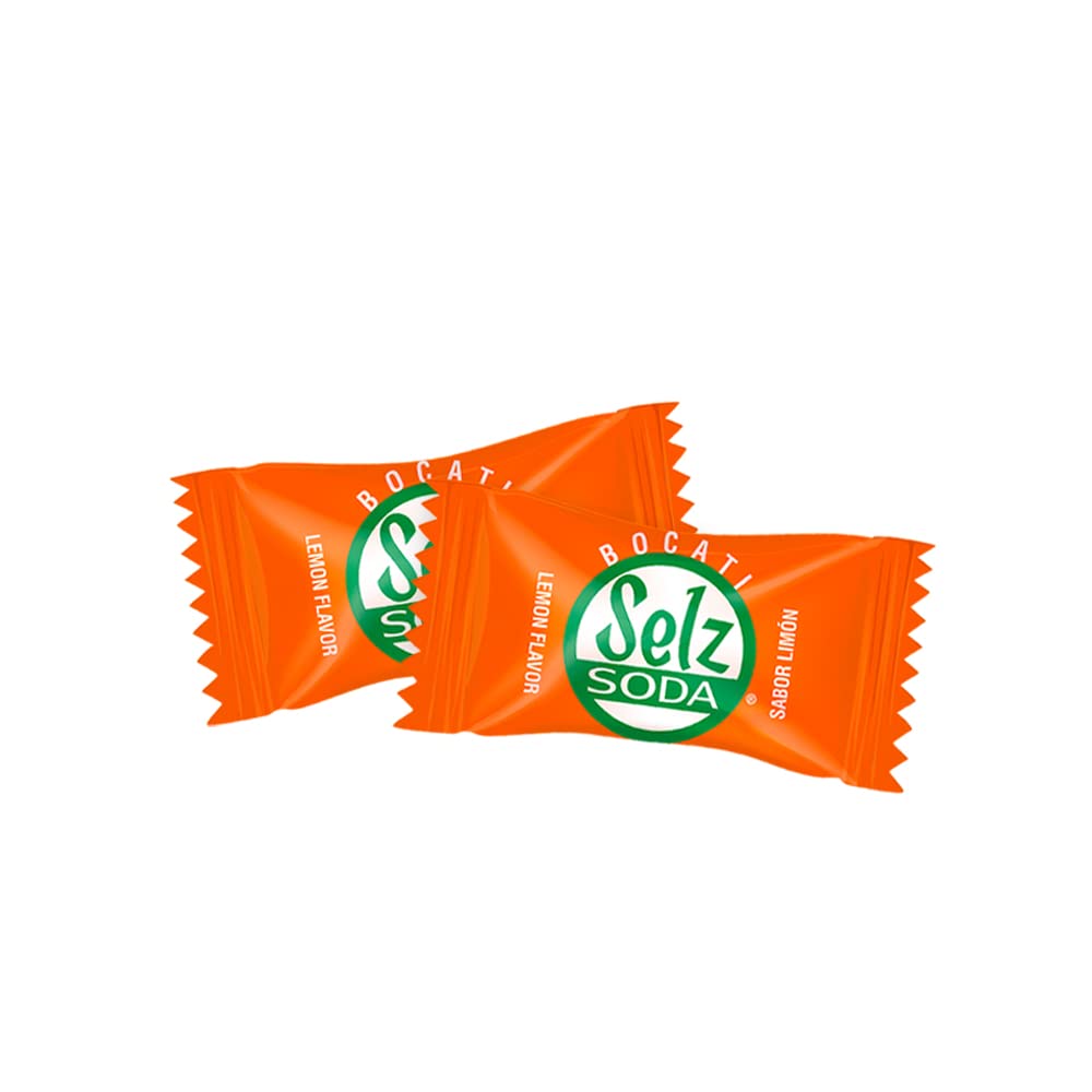 Selz Soda Lemon Powder Filled Hard Candy 14.82 Oz By Selz Soda