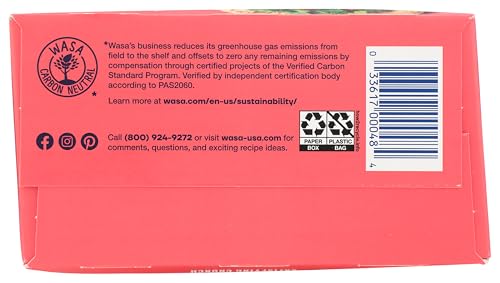 Wasa, Gluten Free Sesame & Sea Salt Crispbread, Net wt. 6.1 Oz (Pack of 1)