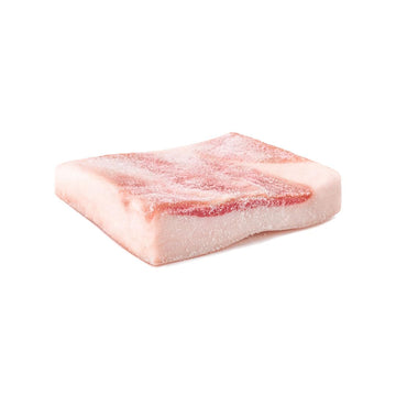 Salted Pork Fatback (Skin On), Net Weight 16oz (1lb) Vacuum Packed Bag, Used For Flavoring And Seasoning In Traditional Southern