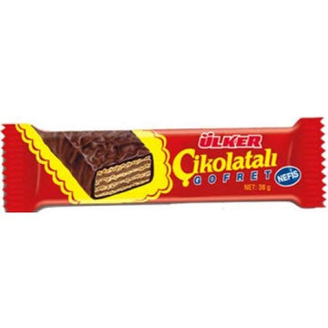 Ulker - Cikolatali Gofret - Lot Of 108 (3X36) - Chocolate Wafers