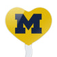 GRAPHICS & MORE Cupcake Picks Set of 6, Heart Design, Acrylic, One Size, University of Michigan