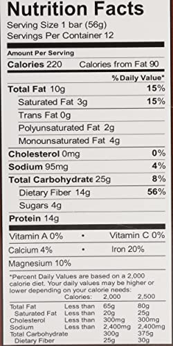 Aloha Organic Chocolate Chip Cookie Dough Protein Bars, 14g Plant-Based Protein, USDA Certified Organic, Gluten Free & Non-GMO,