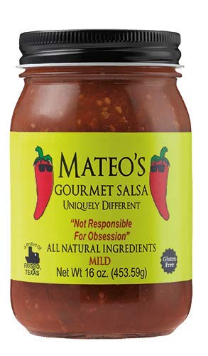 Mateos Gourmet Salsa Variety Pack, Medium & Mild, 16 oz (Pack of 2)