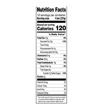 Sunbelt Bakery Oats And Honey Chewy Granola Bars 9. 5 Ounces, 10 Bars Per Box, (3 Boxes Total)