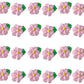 OCREME Royal Icing Sugar Flowers Set of 24 - 1/2 Inch Pink Edible Decorations for Cakes and Cupcakes