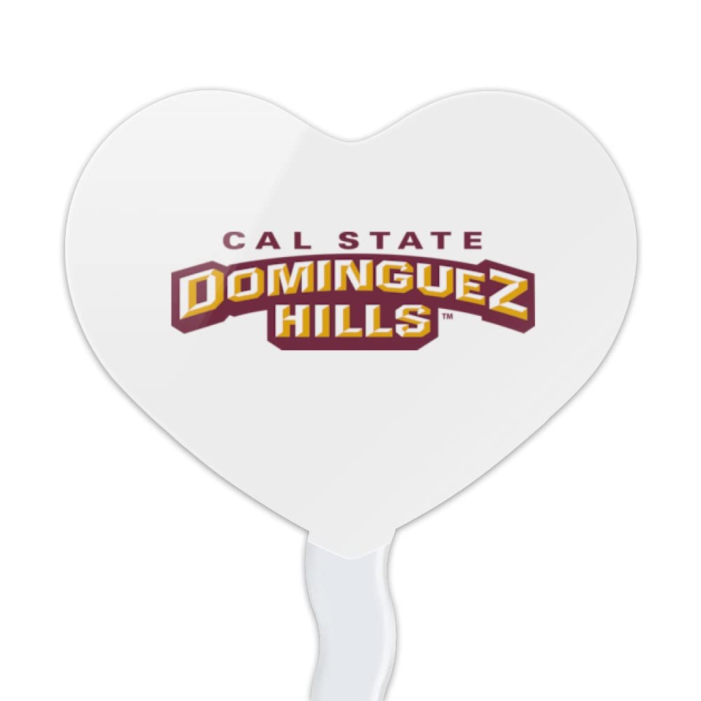 GRAPHICS & MORE Cupcake Picks Set of 6, Acrylic, California State University Dominguez Hills Secondary Logo