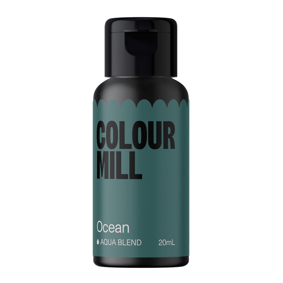 Colour Mill Aqua Blend Food Coloring, Water-Based, 20ml, Ocean Color, Model CMA20OCN