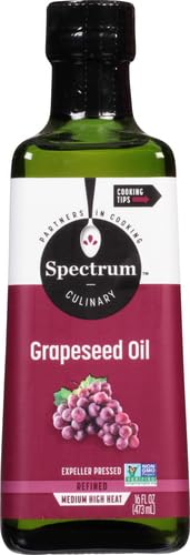 Spectrum Naturals Refined Grapeseed Oil, 16 oz.