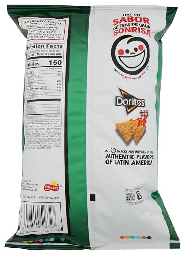 Doritos Tortilla Chips Salsa Verde, 9.25 Oz