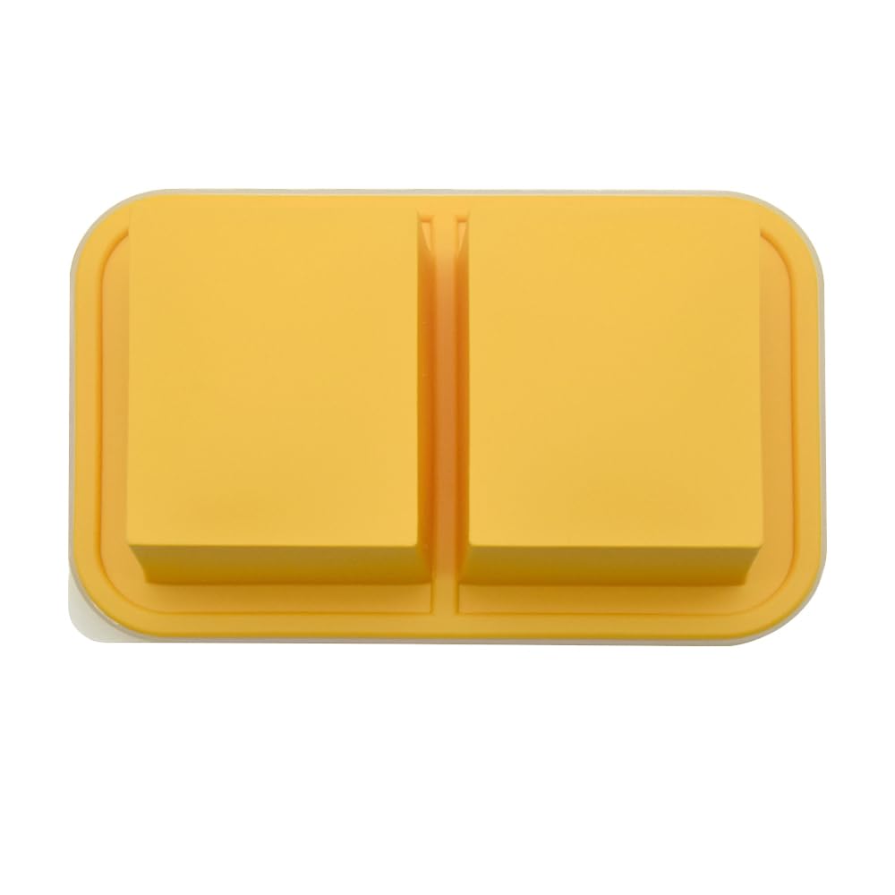 Tahome 1-Cup Extra Large Thick Soup Silicone Freezer Box Potage Freezing Tray With Lid,For Freeze Stew,Thick Soup,Sauce - 1500Ml