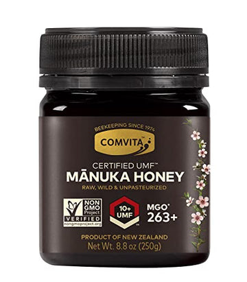 Comvita Certified Umf 10+ (Mgo 263+) Raw Manuka Honey, Non-Gmo Superfood, 8.8 Oz